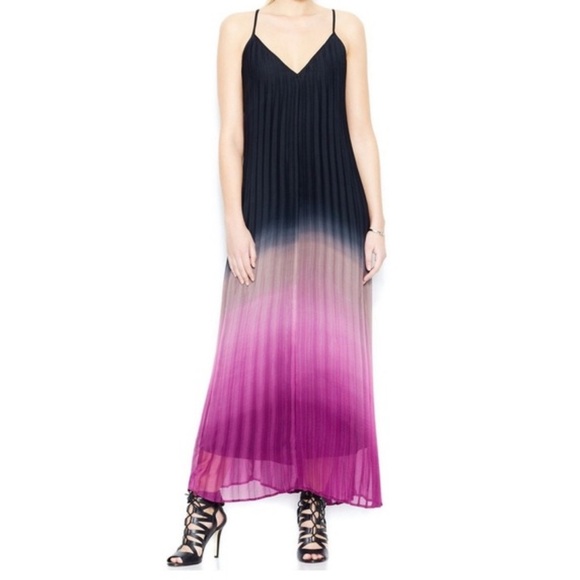 Bar III Dresses & Skirts - Bar III Black and Pink Ombre Maxi Dress